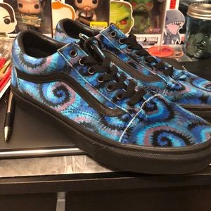 Vans Velvet Old Skool Tie Dye Multi/black